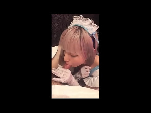 ❤️ Idol japonez [mayuka], kostum shërbyese franceze, pjesa 1, blowjob dhe kërcitje me locion ❤ Vetëm porno tek ne ❌️